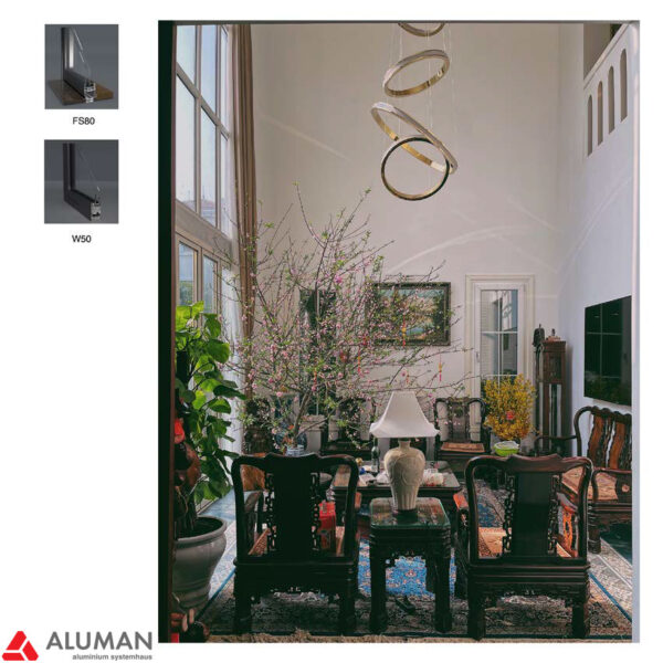 Công trình thực tế cửa nhôm Aluman C02 KDT Splendora An Khán, Hoài Đức, hà Nội