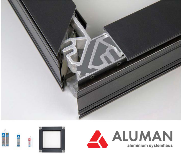 Keo góc nối cho cửa Aluman đều nhập từ Đức