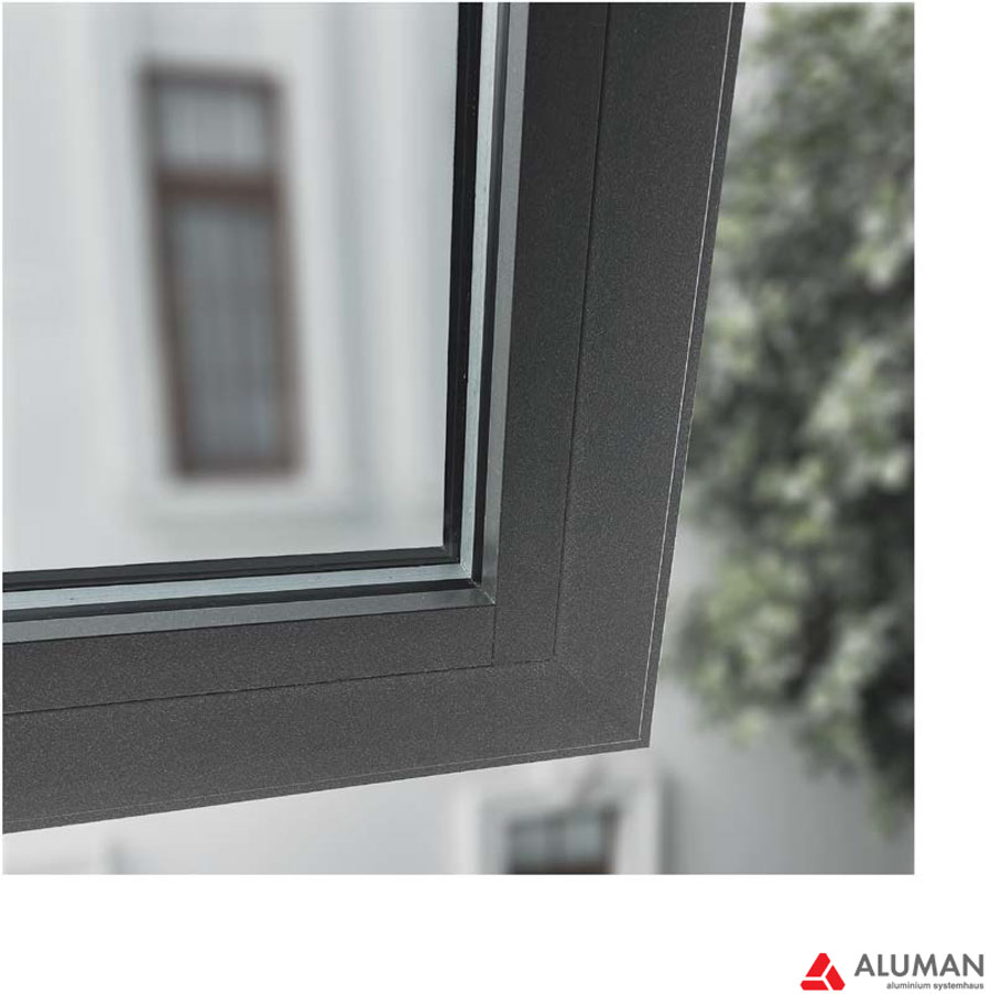 Ép góc siêu đẹp cửa nhôm Aluman tại công trình khu biệt thự Greenbay