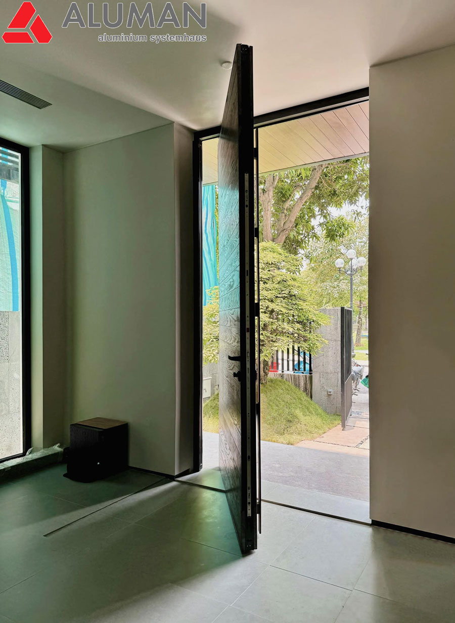 Hình ảnh Aluman DW50 Pivot Mở Tự Động