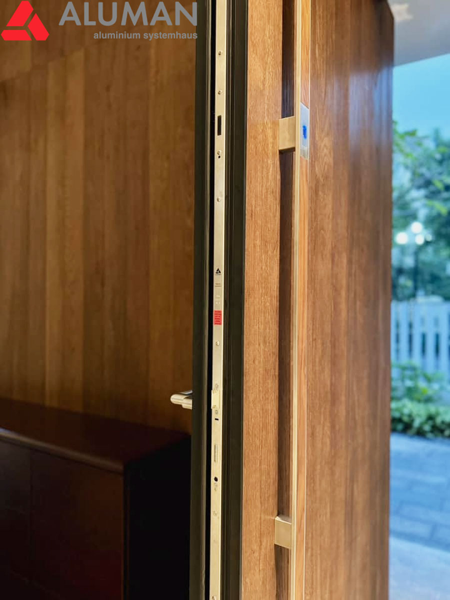 Hình ảnh bộ cửa đi chính Aluman Pivot Door Siêu phẩm hot nhất hiện nay