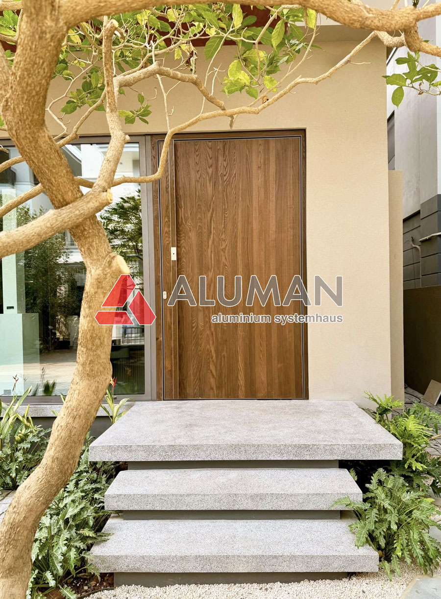 Hình ảnh hệ cửa gỗ “best seller” đẳng cấp tại Aluman